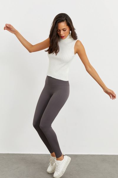 Cool & Sexy Gray Women Leggings Styles, Prices - Trendyol