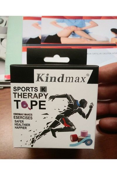 KİNDMAX شريط آلام كينيسيولوجي 5 سم × 5 متر أحمر