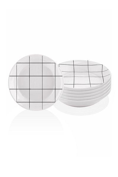The Mia Daily Tunes Dinner Plate - Set of 6 20 Cm