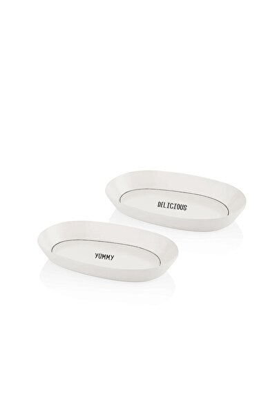 The Mia Daily Tunes Oval Servis 2li Set 26cm