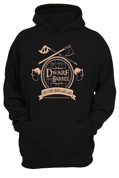 remonz Lotr Lord of the Rings Dwarf Printed με 3 νήματα ράστερ με χοντρό φλις εσωτερικά