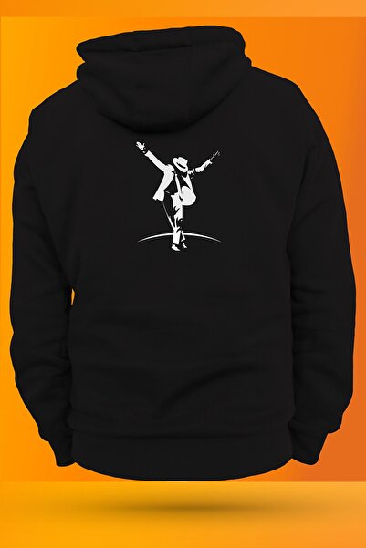 remonz Світшот з капюшоном без застібки з принтом Майкла Джексона