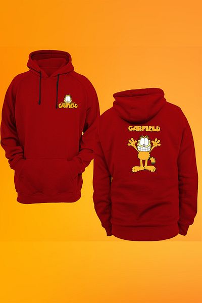 remonz Φούτερ με κουκούλα με στάμπα Garfield