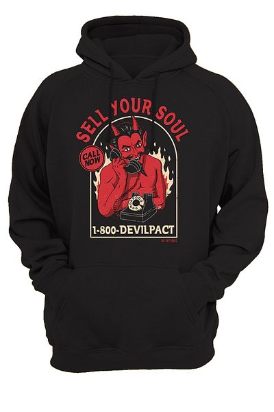 remonz Devil Printed 3 Ipl. Ανυψωμένο, Παχύ (600 GR.) Φλις κουκούλα εσωτερικά