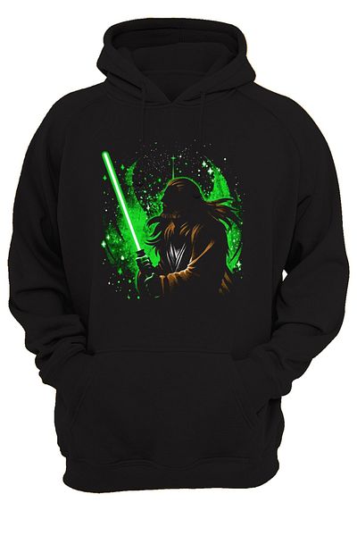 remonz Star Wars Jinn με στάμπα, 100% βαμβάκι, 3 κλωστές. Ανυψωμένο, Fleece Εσωτερικά, Πολύ Χοντρό Hoodie