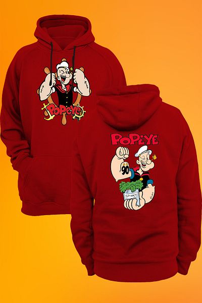 remonz Φούτερ με κουκούλα Popeye Popeye
