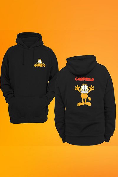 remonz Φούτερ με κουκούλα με στάμπα Garfield