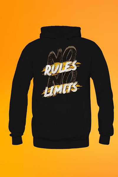 remonz No Rules No Limits Μαύρο φούτερ με κουκούλα με κουκούλα με κουκούλα με κουκούλα με κουκούλα
