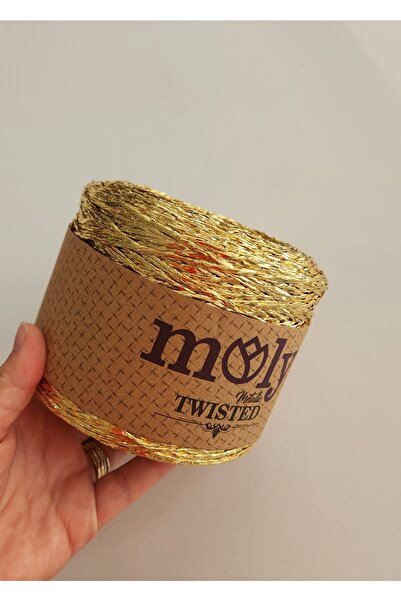 Moly Metallic Twisted Glitter Rope-gold