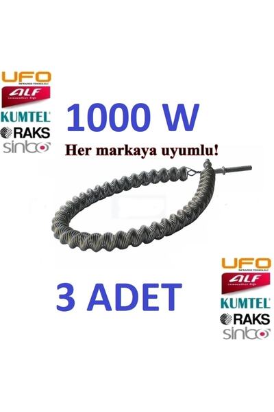 Çetinler 3 Adet 1000w Infrared Soba Rezistansı