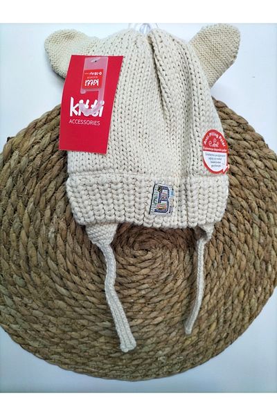 Kitti Boy's Fleece-Lined Cute Beanie with Metal Detector and Healthy Ears 0-18 Months