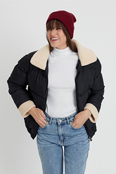 Weyeze Πουπουλένιο παλτό με γούνινο γιακά Ad-k50433lnw