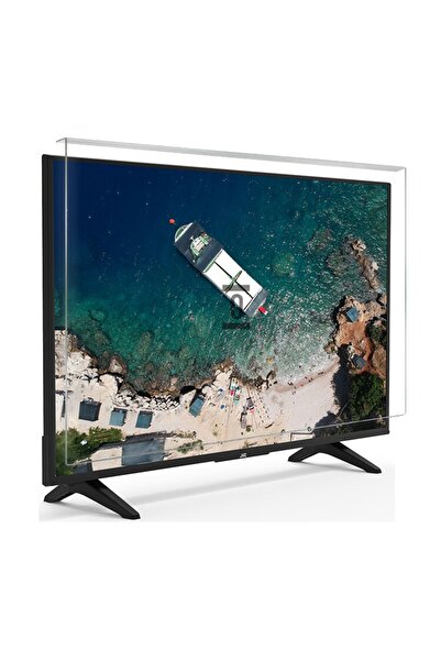 bestomark Kristalize Panel Philips 58PUS8505 Tv Ekran Koruyucu Düz (Flat) Ekran