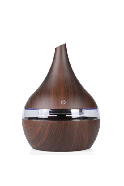 hediyeconcepti 300 ml Aroma Hava Nemlendirici Aromaterapi Ahşap Difüzör