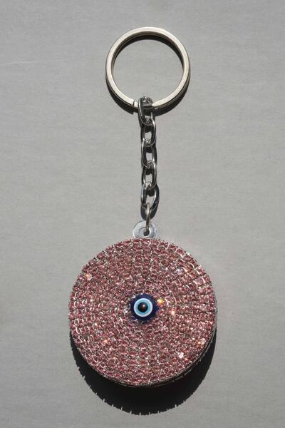 TASARIM ARABAM ATİKE ELİF AKIN سلسلة مفاتيح عين الشر الوردية