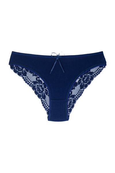 Zena 3-Piece Cotton Lace Back Women's Panties