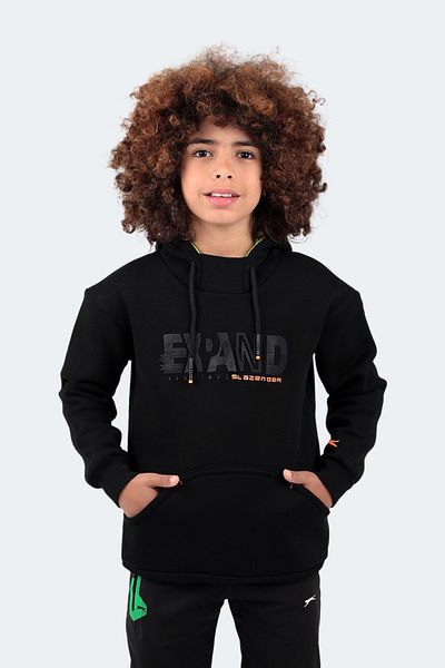 Slazenger Dilay Unisex Kids Sweatshirt Black