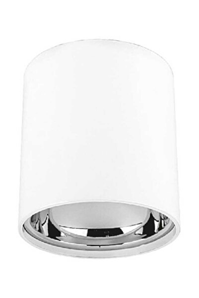 Cata Ct-5421 Gu10 Beyaz-platin Foça Sıva Üstü Spot Kasası