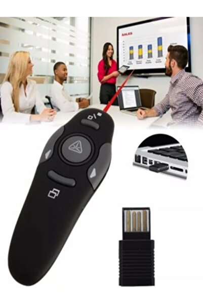 gaman Wireless Presenter Kablosuz Lazerli Sunum Kumandası Lazer Sunum Kalemi