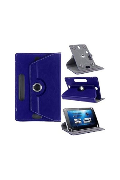 Exper Easypad T8q 8 Inch Uyumlu Deri Tablet Kılıf Sıtandlı 360° Dönebilen