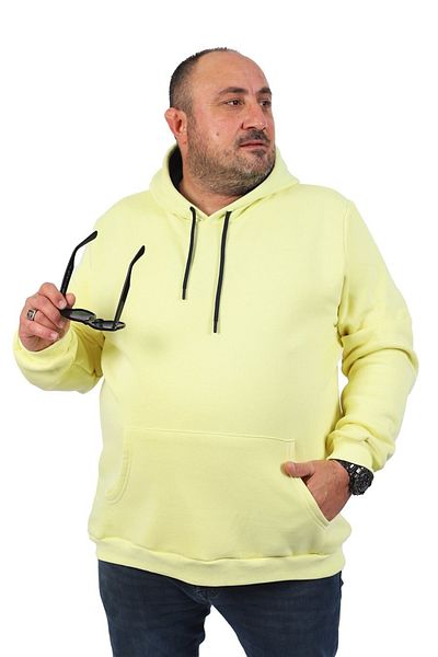 MocGrande Ανδρική κουκούλα 11700 με βασική εφίδρωση Plus Size