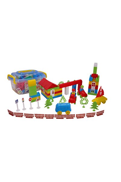 Polesie Yapı Seti Inşaatçı 136 Parça ( Konteyner)