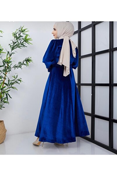 tubade butik Βελούδινο Φόρεμα Hijab