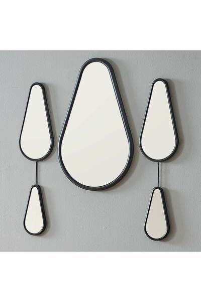 Drop Mirror Black Frame