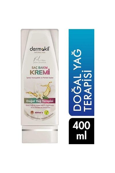 Dermokil 400 Ml Natural Oil Hair Care Cream