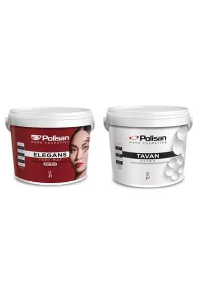 Polisan Elegans Extra Yarı Mat Iç Cephe Boyası 20kg+ Natura Extra Beyaz Tavan Boyası 17.5kg