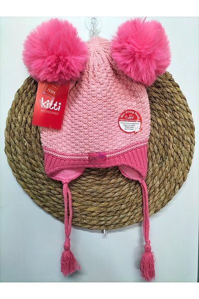 Kitti Girl's Fleece-Lined Healthy Beanie Passed from Metal Detector 4-8 Years