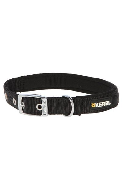 KERBL Dog Collar Miami Plus 33 - 39 Cm - Black