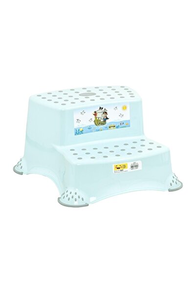 PlastArt Cm-520 Çift Katlı Çocuk Basamağı - Turkuaz