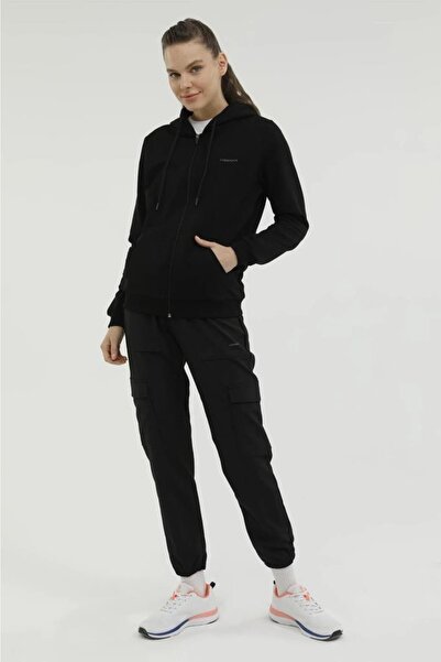 lumberjack Zip Hoodie Kadın Tam Fermuarlı Kapüşonlu Sweatshirt 100018907