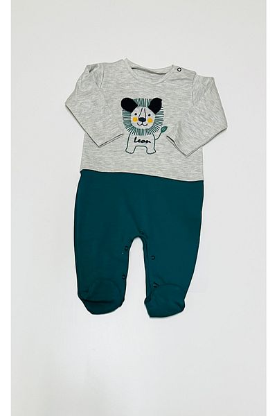 Bebitof 0-9 Months Men's Cotton Lion Jumpsuit