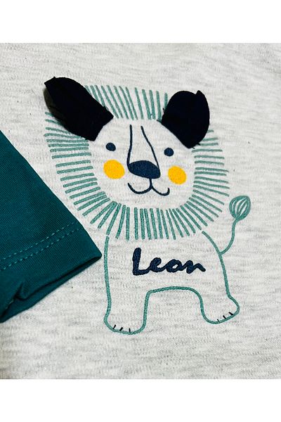 Bebitof 0-9 Months Men's Cotton Lion Jumpsuit