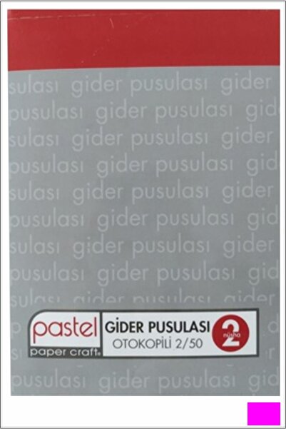 Pastel Gider Pusulası 14x20 Cm Boyutunda A5 Otokopili 2 Nüsha 50 Asıl 50 Sure...