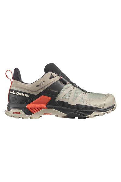 Salomon X Ultra 4 Gtx Erkek Ayakkabı Vintage Kaki/black/cherry Tomato