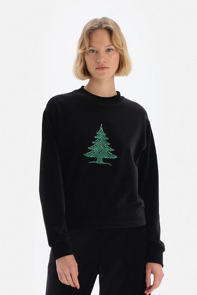Dagi Sweatshirt - Schwarz - Regular Fit