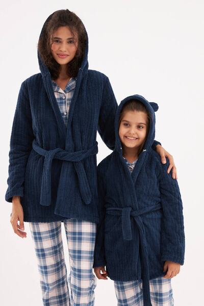 LILIAN منتفخ الشتاء Welsoft ثوب الصباح الأم فتاة الطفل تباع بشكل منفصل الأسعا...