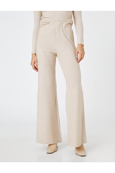 Koton Kiszélesedő szárú nadrág elasztikus derékkal