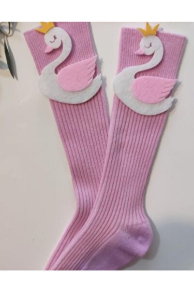 ÖZKARDEŞLER BABY Baby Knee Socks Felt Fringed