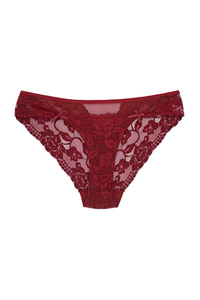 Zena Pachet de 5 chiloți pentru femei cu dantelă în față cu detaliu din tul