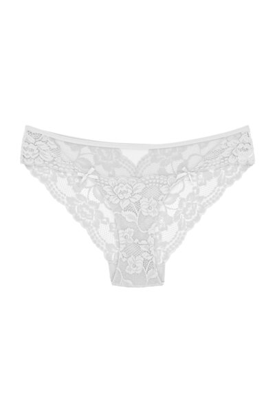 Zena Γυναικεία εσώρουχα 3 τεμαχίων με δαντέλα μπροστινή λεπτομέρεια από τούλι