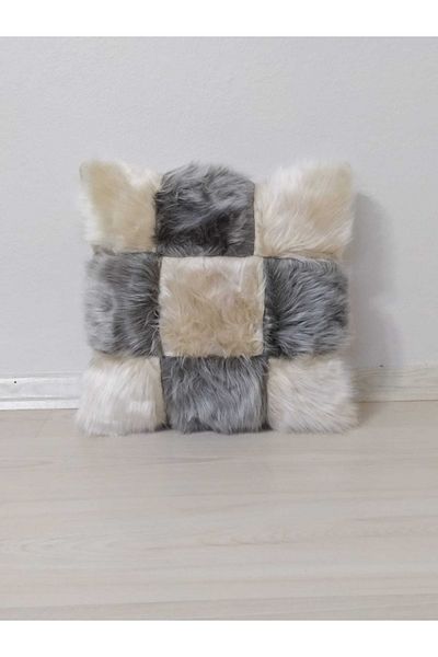 YILMAZHOME Checkered Plush Throw Pillow Cover