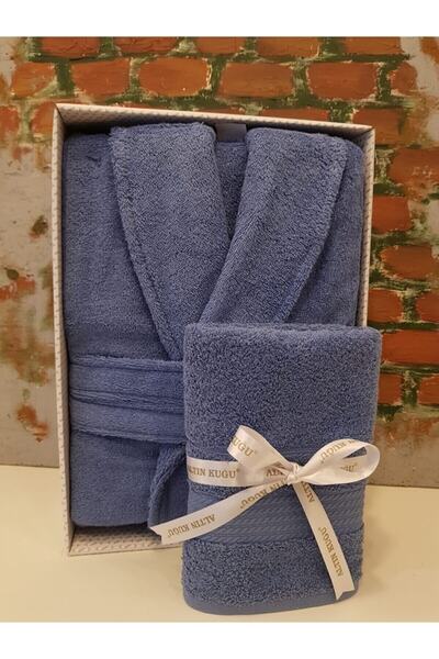 Özdilek Halat de baie Shalyaka la modă + prosop Indigo
