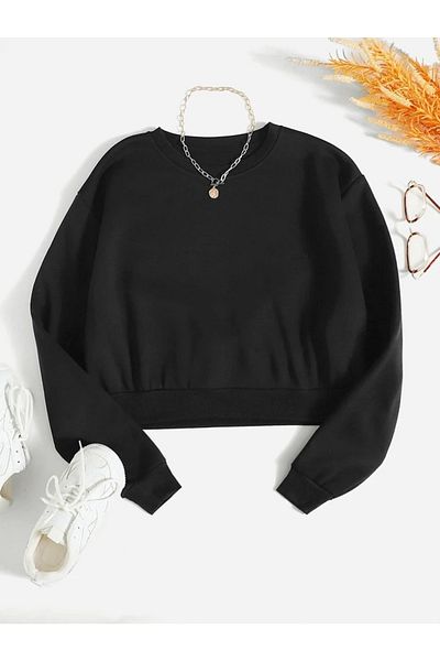 Mad&Calf Дамски суитшърт с кръгло деколте