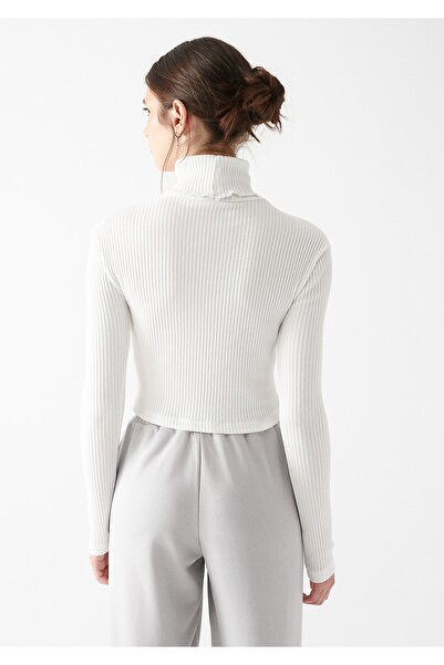 Mavi Tricou alb cu guler rotit Mutat 1611057-70057