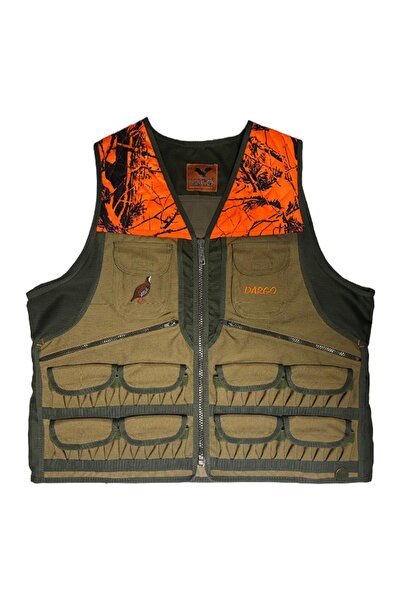 Dargo Özel Cordura Kumaşlı Dijital Desenli Camel M Beden Av Yeleği