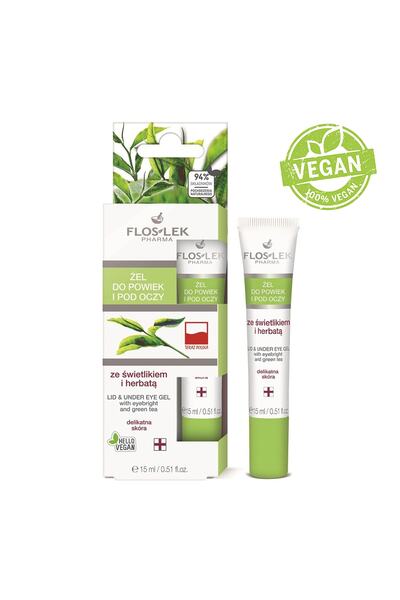 Floslek Yatıştırma, Canlandırma, Nemlendirme Özellikli Yeşil Çay Içerikli Göz...
